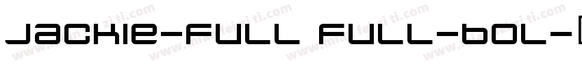 Jackie-Full Full-Bol字体转换